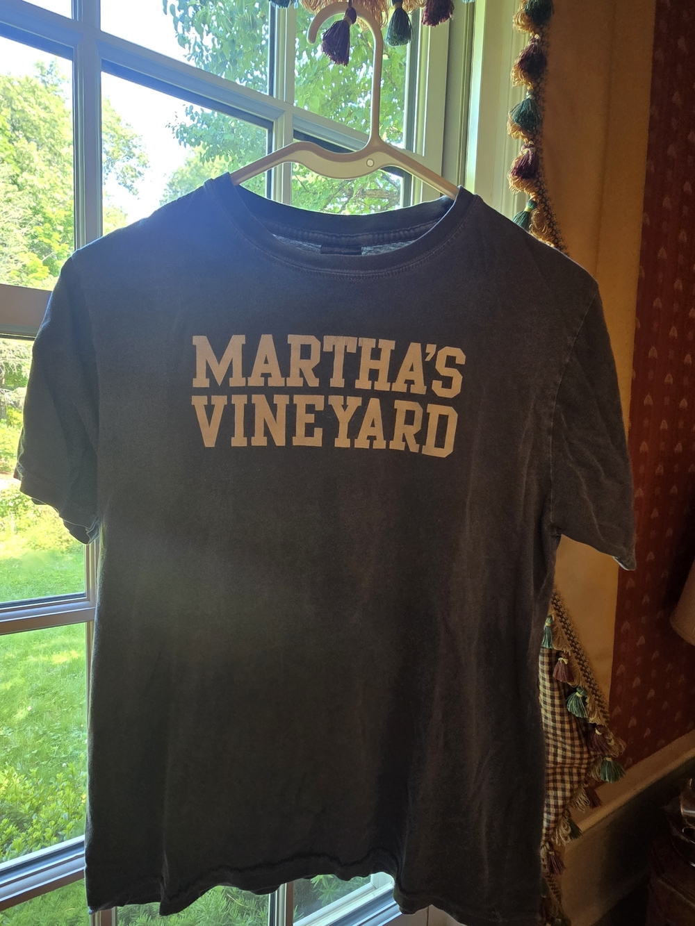 Classic Blue Crewneck Martha's Vineyard T-Shirt